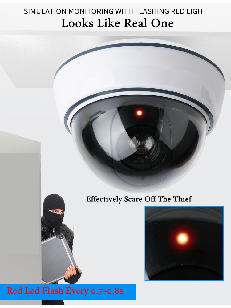크리 에이 티브 블랙/화이트 가짜 돔 카메라 시뮬레이션 - Home Security News 리뷰 및 가격
