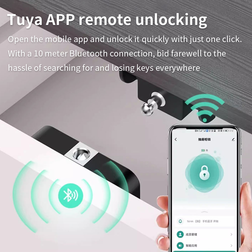 Tuya 숨겨진 캐비닛 잠금 장치, RFID 서랍, 보 - Home Security Electronics 리뷰 및 가격